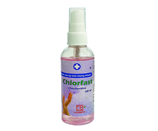 Xịt rửa tay khô Chlorfast (100ml)